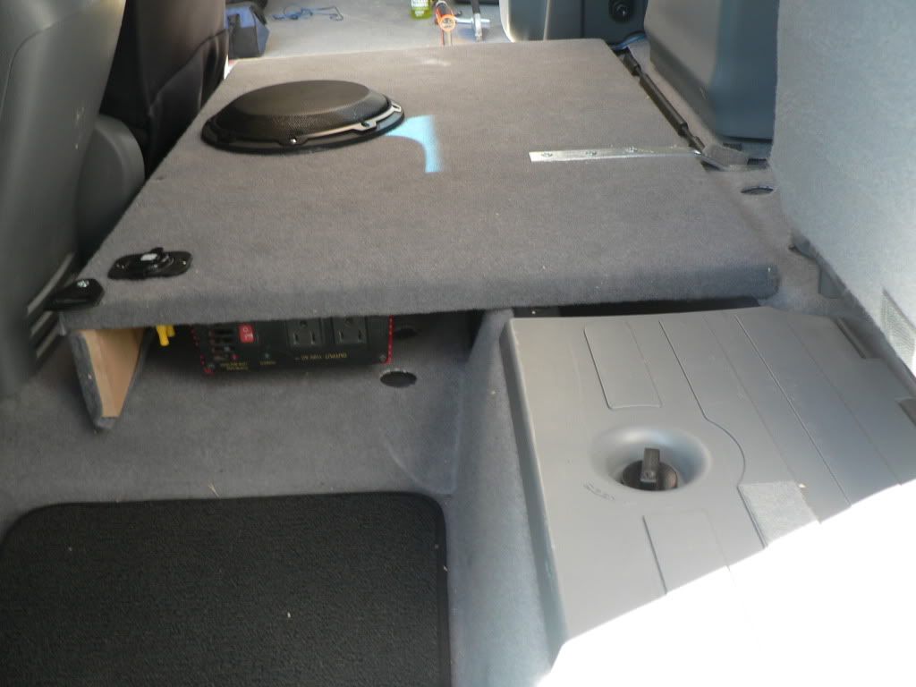My back seat storage/fridge shelf in 2010 Expedition Portal